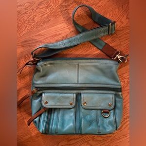 Fossil leather bag